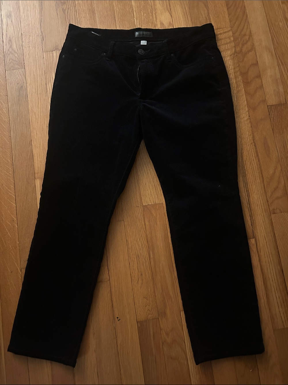 Kut from the Kloth Cathrine Black Boyfriend Corduroy Jeans